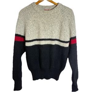 Vintage Wool 80s Henry Grethel Cottage Core Knit Sweater Oversized Medium?